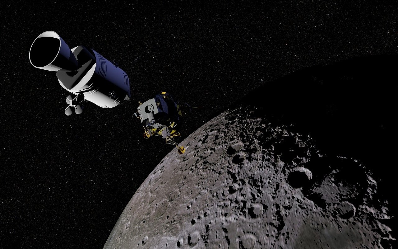 Astronauts landing on the moon will have robotic arms