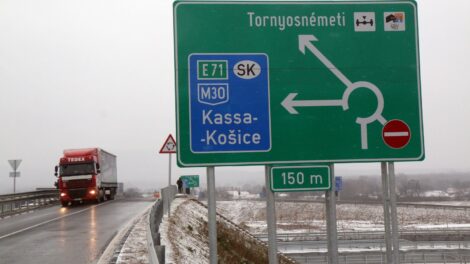 Ma lezárják az M30-ason a Felsőzsolca-csomópont le- és felhajtó ágát