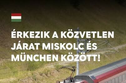 Decembertől közvetlen Railjet jár Miskolcról Bécsbe és Münchenbe