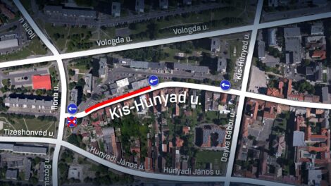Új ivóvízvezeték épül: egy hónapig forgalomkorlátozások lesznek a Kis-Hunyad utcában